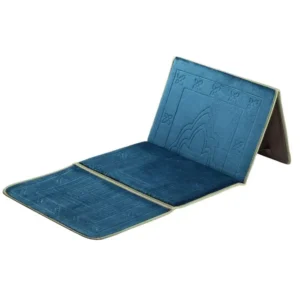 Foldable Luxury Backrest Prayer Mat Carpet Muslim Recliner Chair Travel Recliner