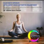 LED Wireless Charging RGB Bluetooth Speaker Clock and Rechargeable Table Lamp - Image 6