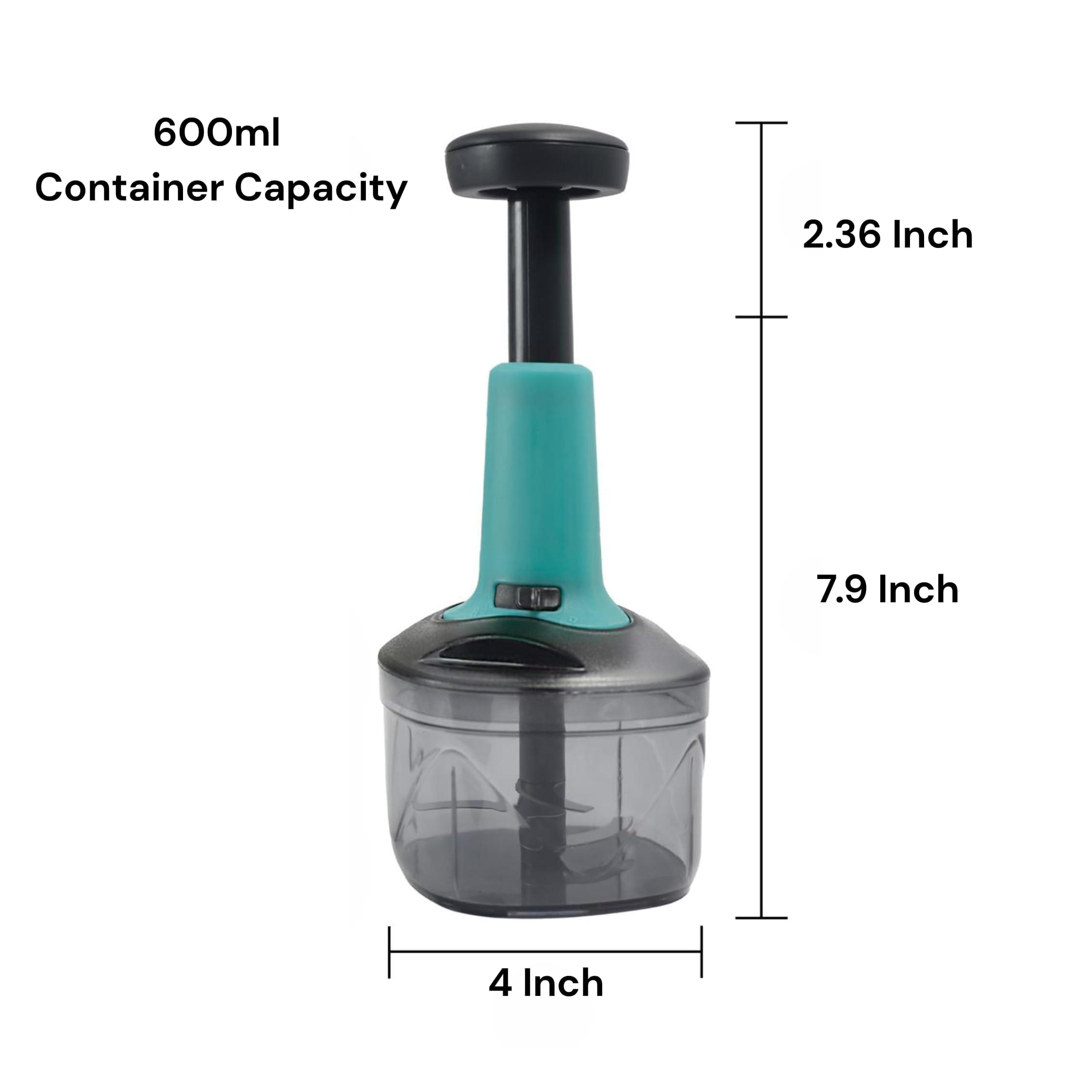 Push Chopper Plastic Vegetable Chopper Cutter - Image 2