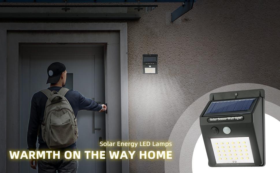 Solar Wireless Security Motion Sensor Night Light/Outdoor Security Lights 30 Led - Image 10
