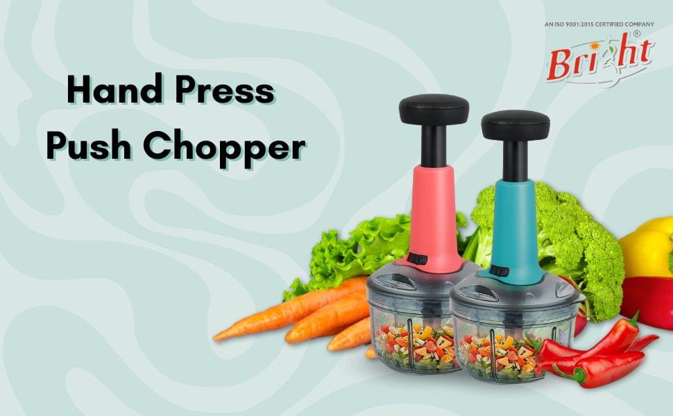 Push Chopper Plastic Vegetable Chopper Cutter - Image 7